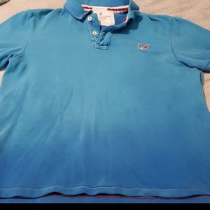 Ombre Blue American Eagle Polo